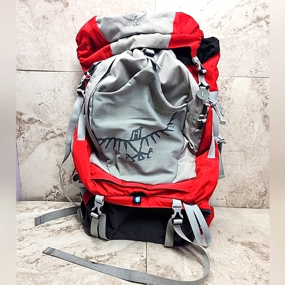 OSPREY Other - Osprey Ace 48 Youth Pack Kids Outdoors Camping Backpack Cherry Shake Color USED